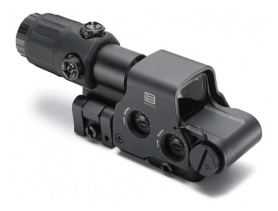 Eotech L 3 HHSGRN Green Express G33 Magnifier Matte Black 1x/3x 1.20in x 0. view 3