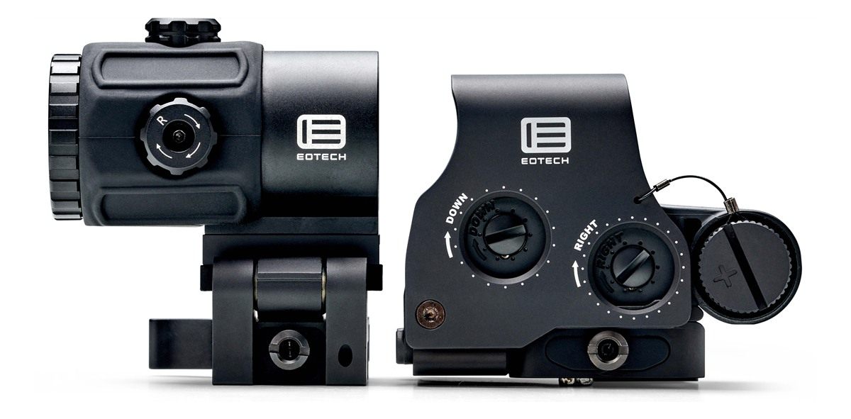 Eotech HHSVI VI Express G43 Magnifier Matte Black 1x/3x 1.20in x 0.85in 1 M