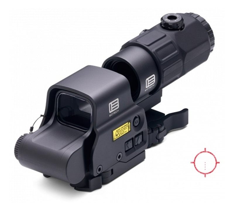 Eotech HHSVI VI Express G43 Magnifier Matte Black 1x/3x 1.20in x 0.85in 1 M view 3