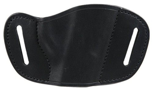 Bulldog Cases Black Molded Leather Belt Slide Holster (Large) view 4
