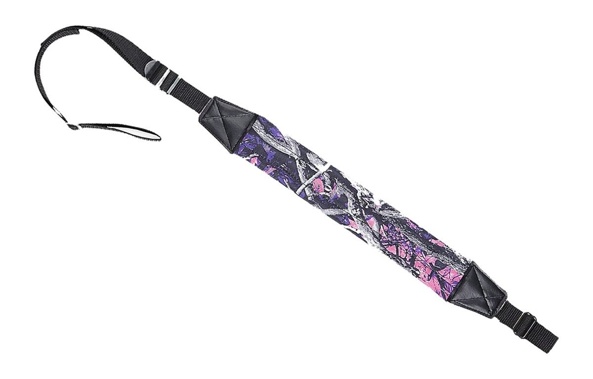 Bulldog Cases Muddy Girl Deluxe Padded Rifle Sling, Camo/Black, 1-Inch
