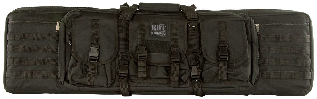 Bulldog Case BDT4037B Tactical Single 37in Black Nylon, 3 Accessory Pockets