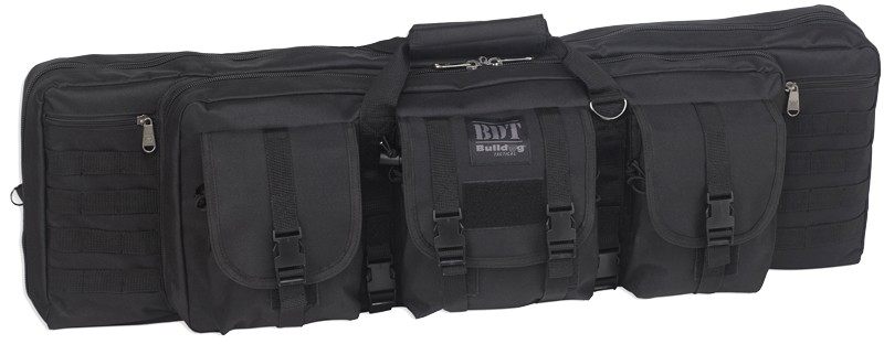 Bulldog Case BDT4037B Tactical Single 37in Black Nylon, 3 Accessory Pockets view 2