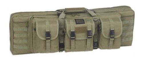 Bulldog Case BDT6043G Tactical Double 43in Green Nylon, 3 Accessory Pockets view 3