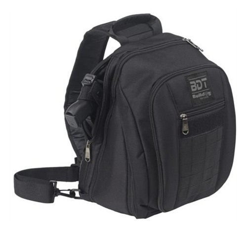 Bulldog Cases Small Sling Pack Black, 14in H x 10in W x 7in D view 2