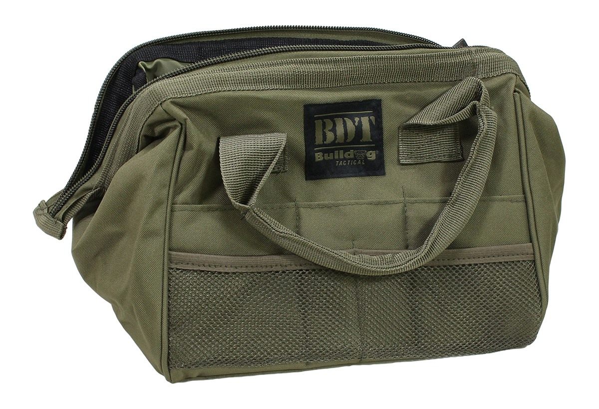 Bulldog Cases Ammo Accessory Bag Green, 8in H x 12in W x 10in D (BDT405G)