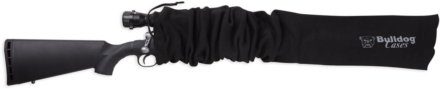 Bulldog Cases Oversized Scoped Rifle Sock, Black