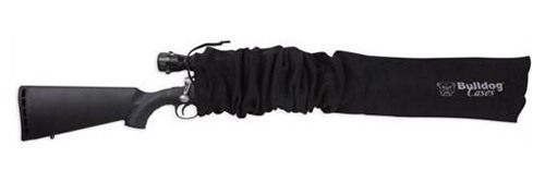 Bulldog Cases Oversized Scoped Rifle Sock, Black view 3