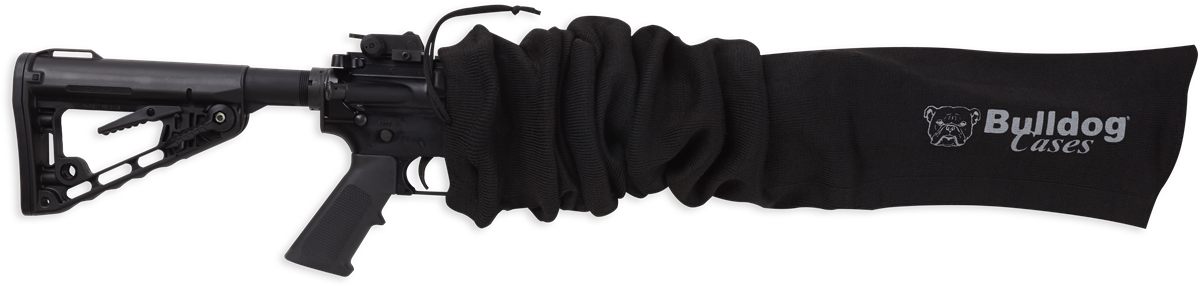 Bulldog Cases BD158 Gun Sock 45in Tactical Rifle Moisture Resistant Black