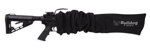 Bulldog Cases BD158 Gun Sock 45in Tactical Rifle Moisture Resistant Black view 2