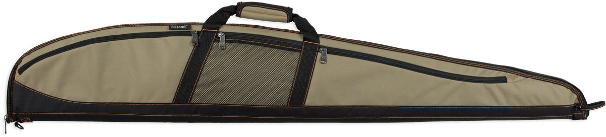 Bulldog Plus Shotgun Case 52in Khaki W/ Black 3 Pockets