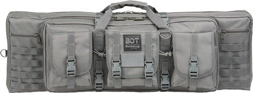 Bulldog Cases 36in Single Tactical CS 3 Large Accessory Pockets Grey