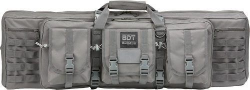 Bulldog 43in Single Tactical CS 3 Large Accessory Pockets Grey