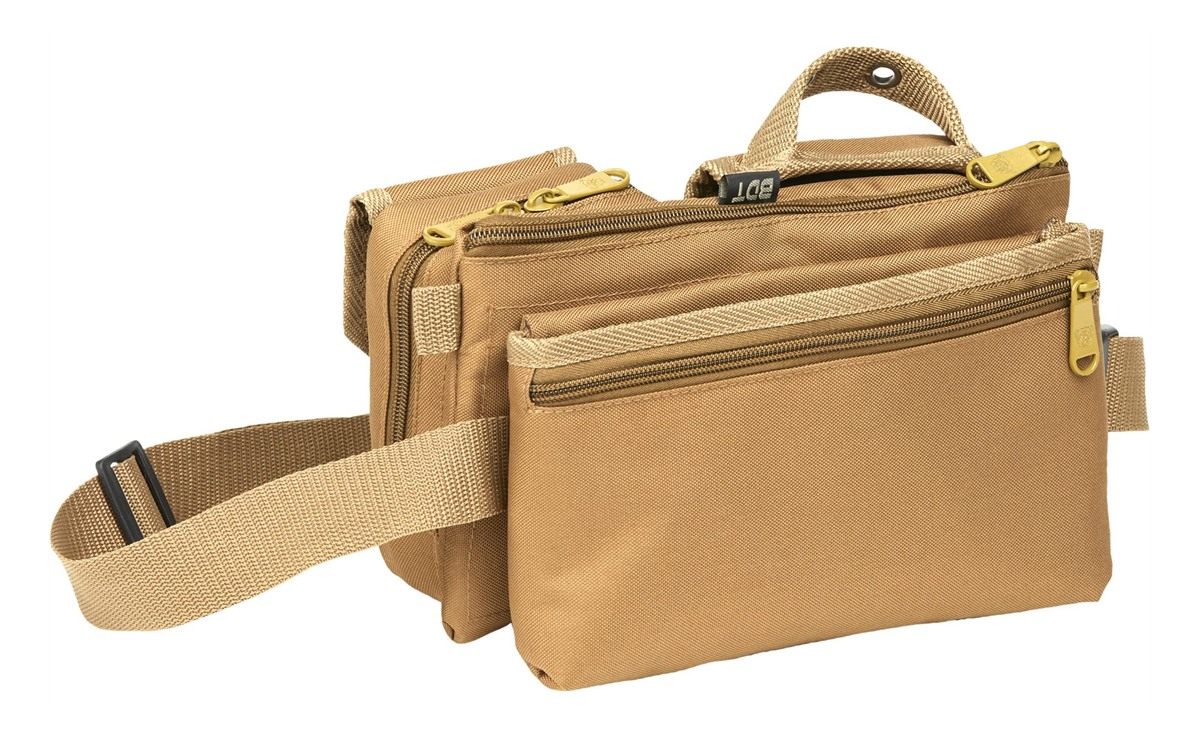 Bulldog Cases Bdt403T: Deluxe Satchel Go Bag/Waist Pack - Tan