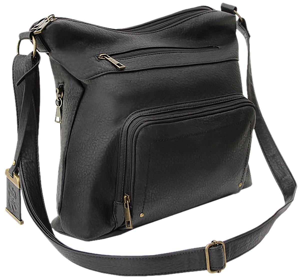 Bulldog Cases Bdog BDP-081 Cross Body Styl Prse W/Hlstr BLK