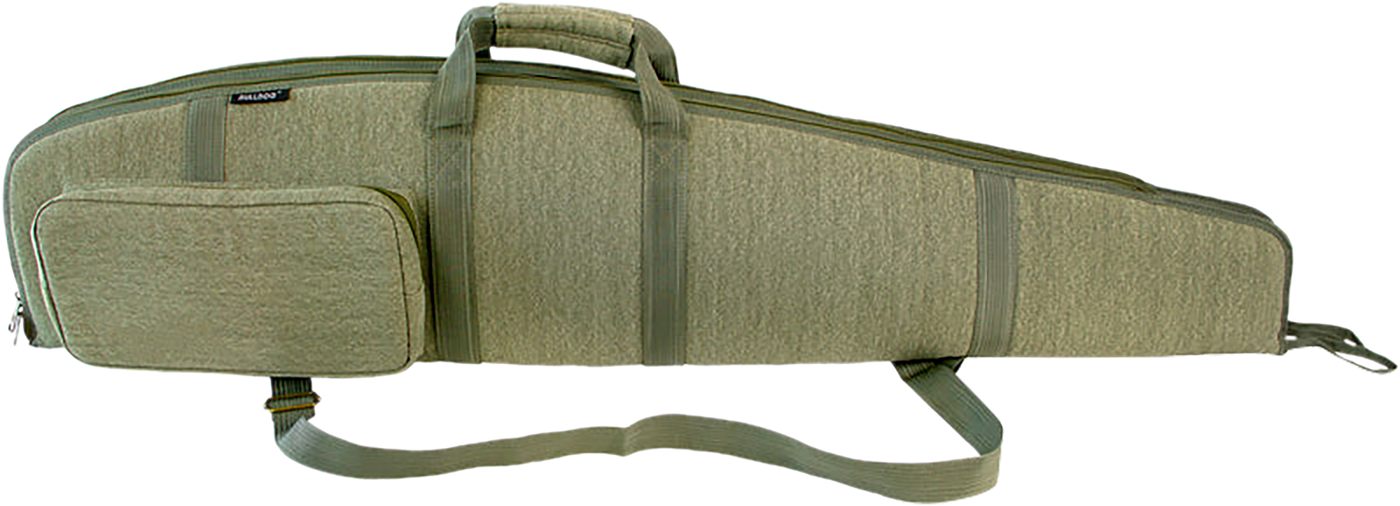 Bulldog Cases Double Split Green 48in Fits TWO Rifles