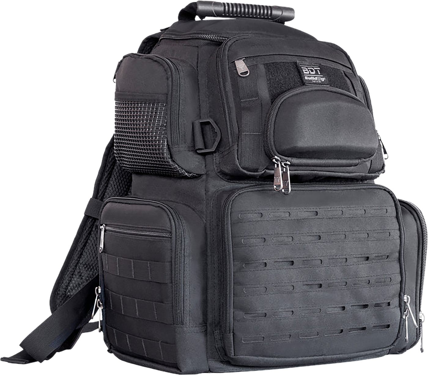 Bulldog Cases Medium Tactical Range Handgun Backpack Black