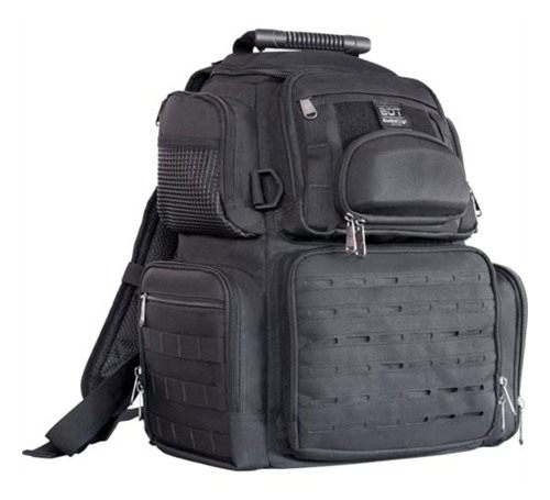 Bulldog Cases Medium Tactical Range Handgun Backpack Black view 2