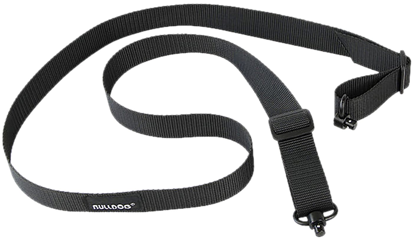 Bulldog Cases BD830 Two Point Gun Sling w/ Deluxe Locking Swivels Black