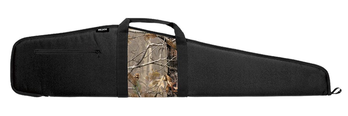 Bulldog BD210 Camo Panel 48in Scoped Rifle Black Nylon Case with Integrated