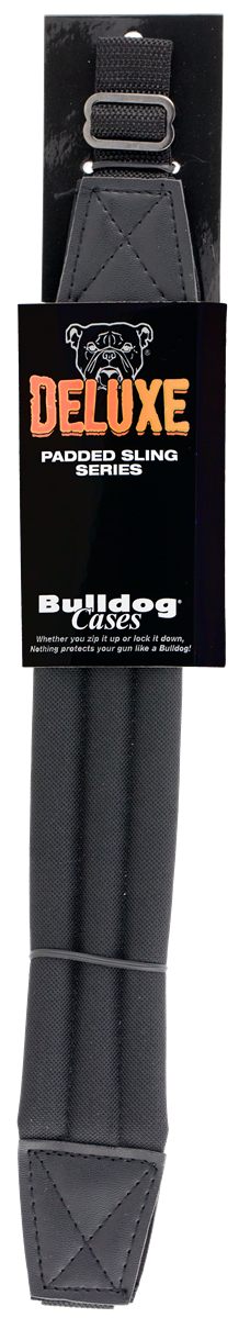 Bulldog Cases Black Deluxe Padded 1-Inch Rifle Sling