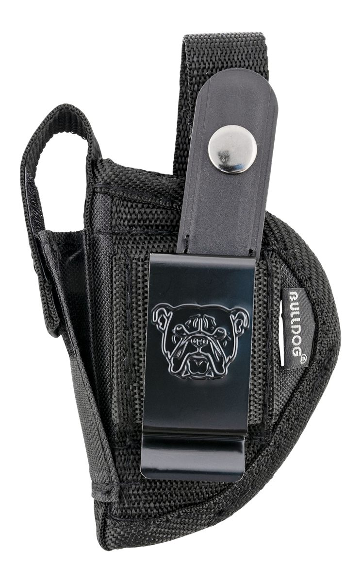 Bulldog Cases FSN1 Extreme OWB Black Nylon Belt Loop/Clip Fits Ruger LCP/Be