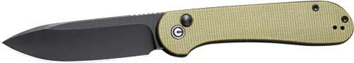 Civivi Knife Elementum 3.47in Olive Micarta/Black Stnwash