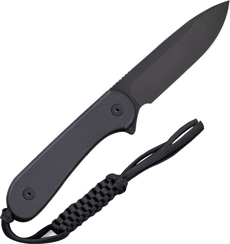 Civivi Knives C2105A Elementum 3.98in Fixed Plain Black Stonewashed D2 Stee view 2