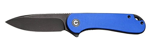 Civivi Knife Elementum 3.47in Blue G-10/Black Stonewash D2 view 2