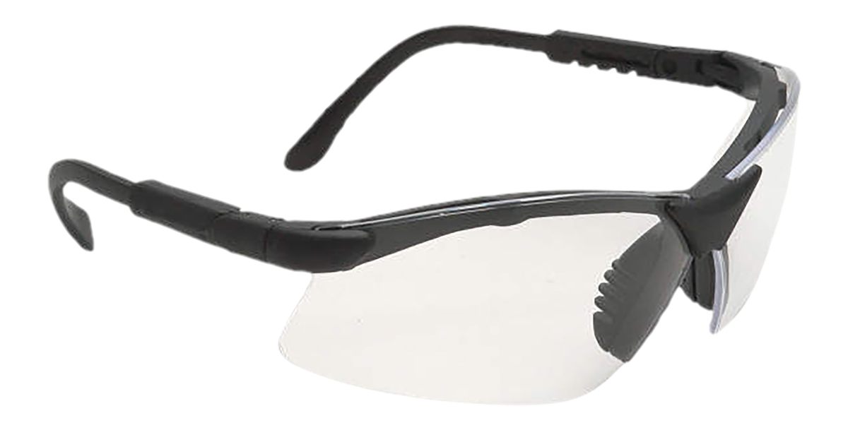Radians RV0110CS Revelation Shooting Glasses Adult Clear Lens Anti-Fog Blac