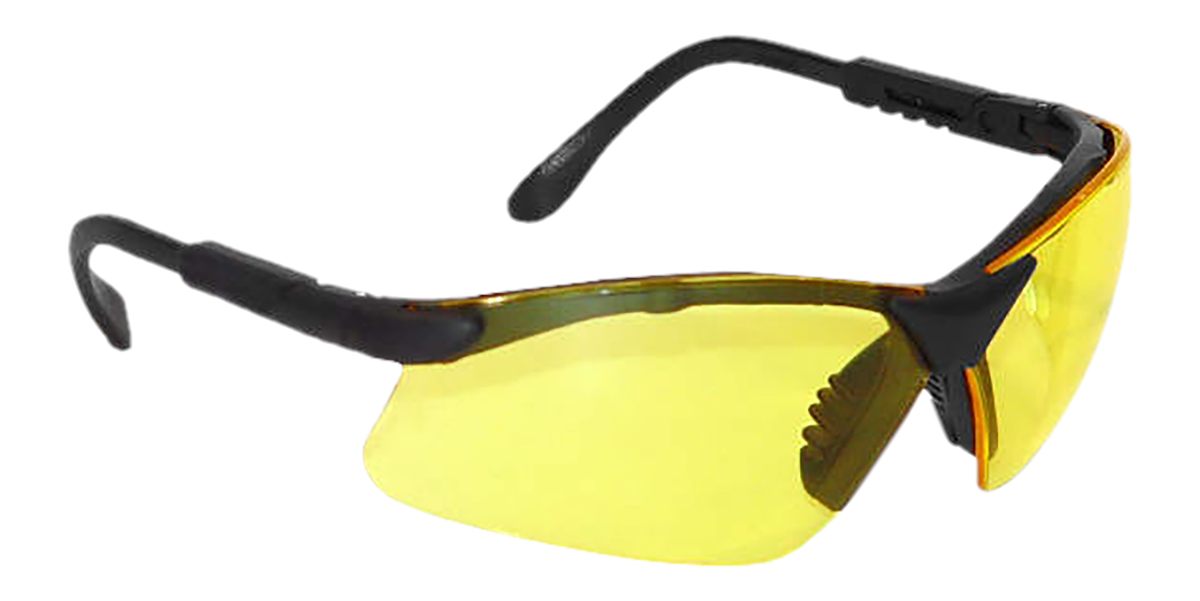 Radians Revelation Protective Shooting Glasses (Amber Yellow Lens/Black )