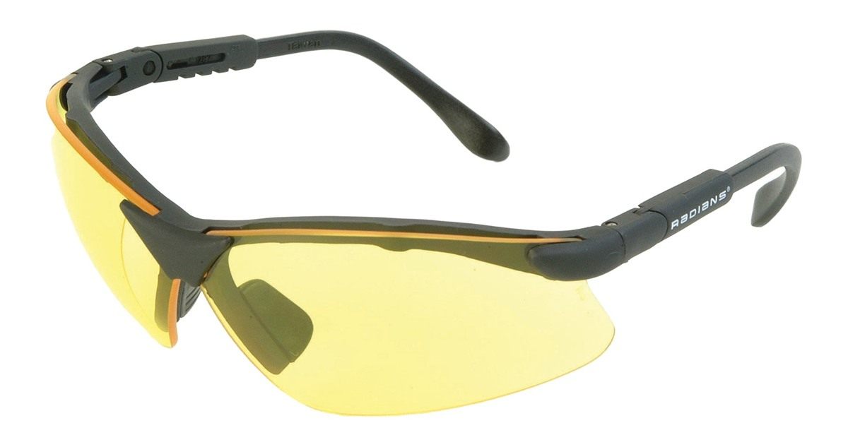 Radians Revelation Protective Shooting Glasses (Amber Yellow Lens/Black ) view 2