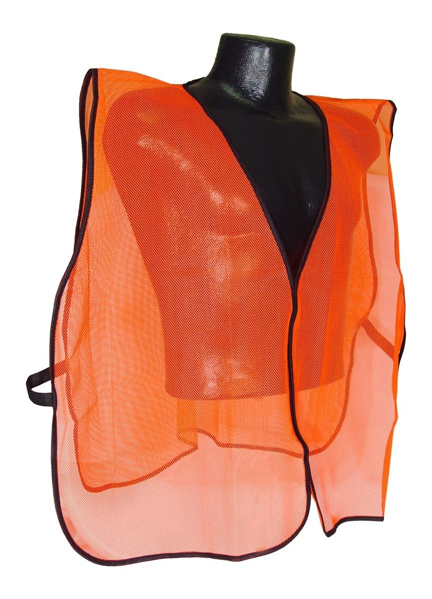 Radians SVO Universal Size Mesh Safety Vest, Orange