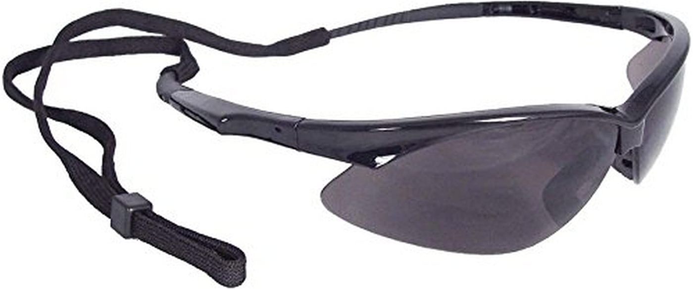 Radians Outback Glasses, Black Smoke Lens, with Cord White view 2