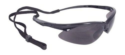 Radians Outback Glasses, Black Smoke Lens, with Cord White view 3