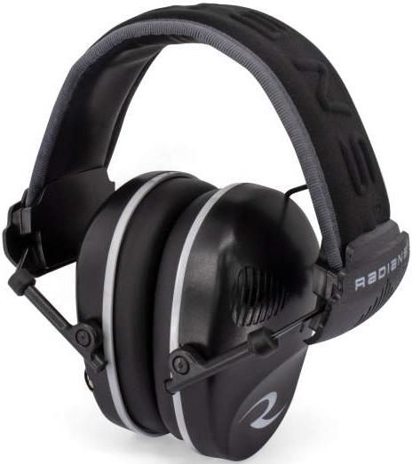 Radians R3200ECS Dual Mic Electronic Muff 23 dB Over the Head Black/Gray Ad view 2