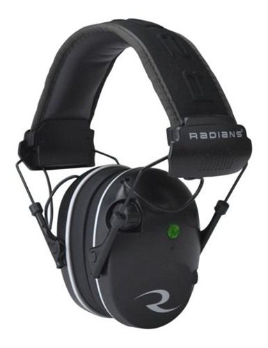 Radians R3200ECS Dual Mic Electronic Muff 23 dB Over the Head Black/Gray Ad view 3