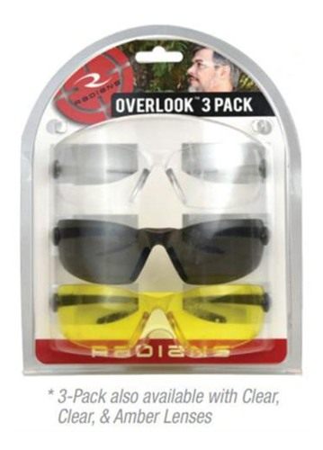 Radians OV3-124CS Overlook 3 Pack: Clear, Amber view 2