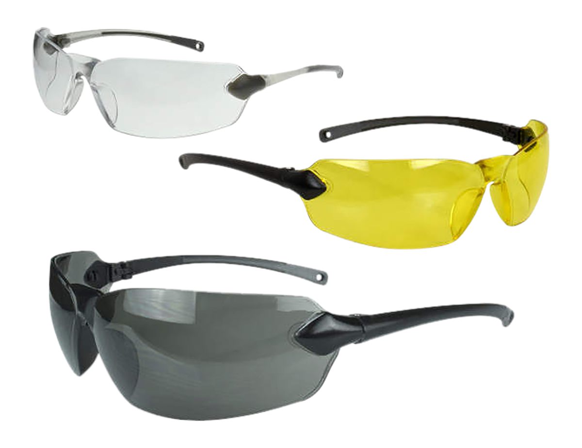 Radians OV3-114CS Overlook 3 Pack: Clear, Smoke, Amber