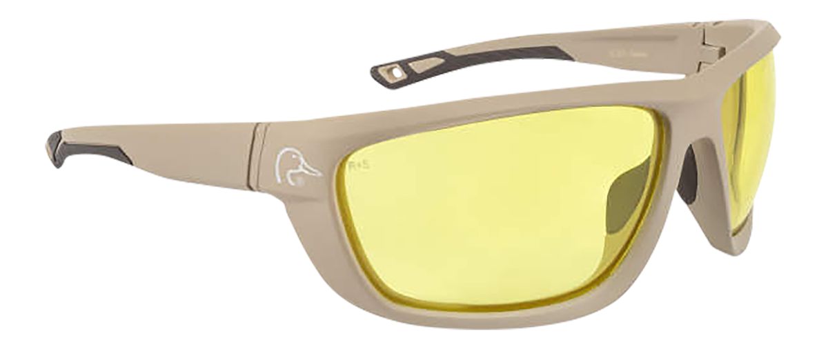 Radians Ducks Unlimited Full- Shooting Glasses Tan with Amber Lens