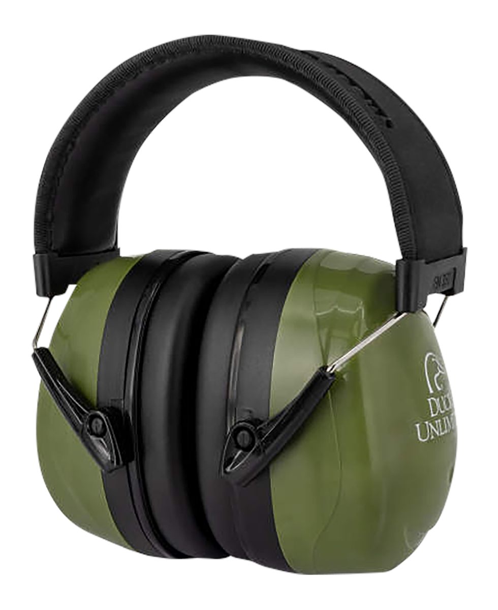 Radians DUHIHPGRBX High Performance Earmuff Over the Head Black/Green