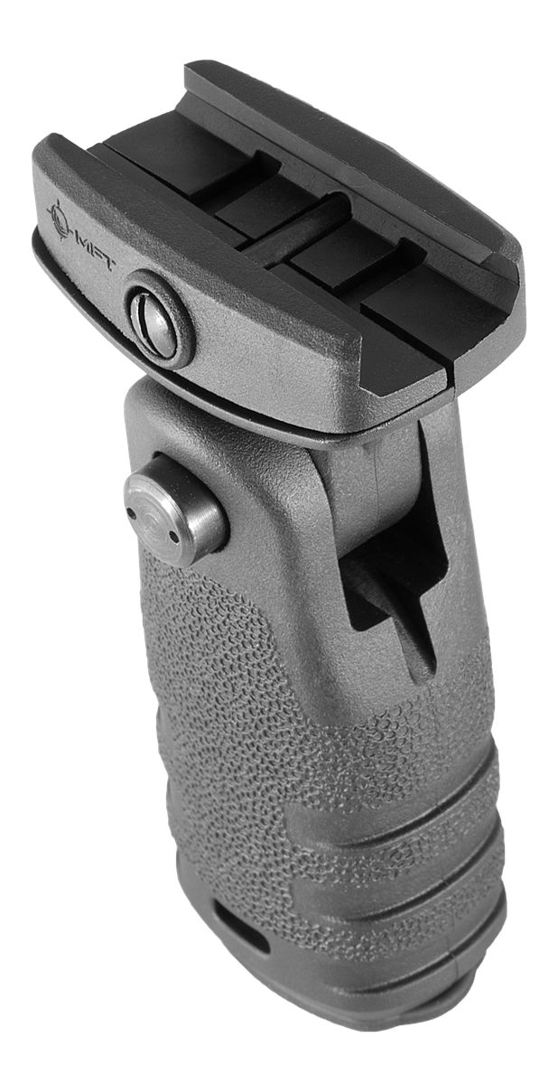 Mission First Tactical RFG React Vertical Grip Folding Black Polymer for AR