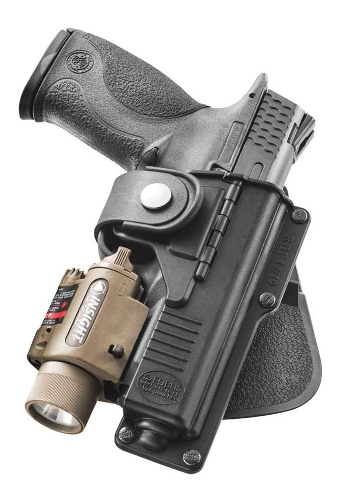 Fobus RBT17 OWB Tactical Holster for Glock 17, 22, and 31, Smith Wesson M P