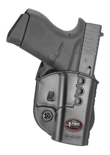 Fobus Paddle Evolution Glock 43, LH (GL43NDLH) Black view 2