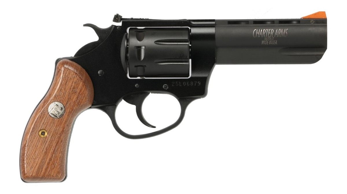 Charter Arms CA Pathfinder II 22LR 3.5 BLK 8RD Rubber Grip view 2