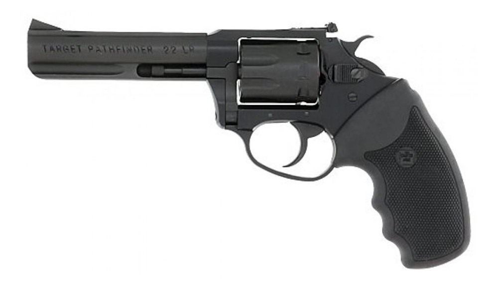Charter Arms 12242 Pathfinder Target Lite 22 LR 8rd 4.20in Black w/ Rubber view 3