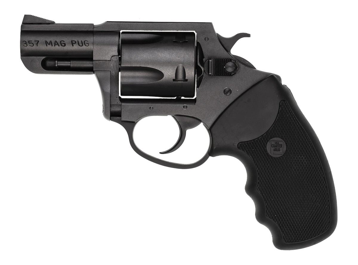 Charter Arms 13520 Mag Pug Large 357 5 Shot 2.20in Black Ported Steel Barre view 2