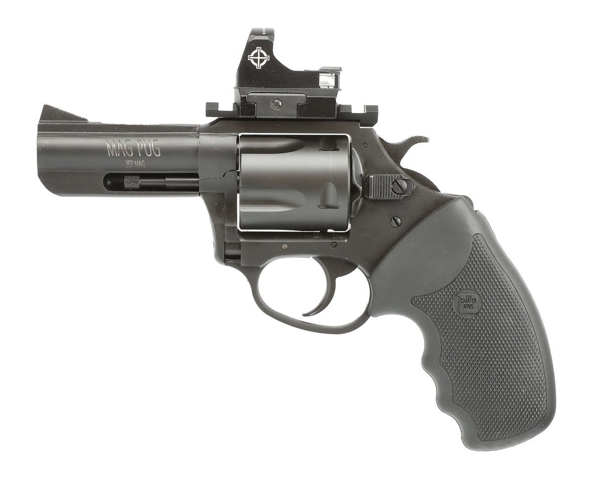 Charter Arms 13535 Mag Pug Large 357 5 Shot, 3in Black Passivate Steel Barr