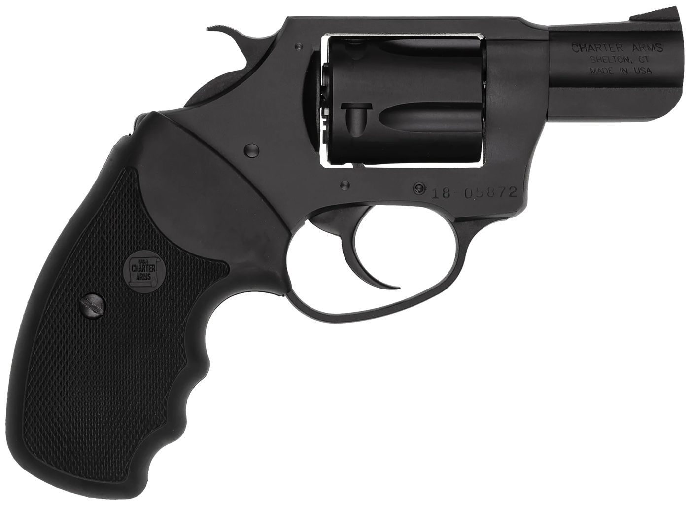 Charter Arms 13820 Undercover Lite Small 38 Special, 5 Shot 2in Black Stain