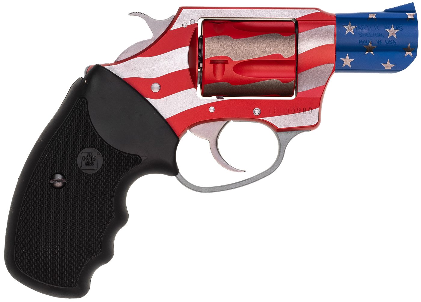 Charter Arms 23872 Undercover The Old Glory Small 38 Special, 5 Shot 2in Am